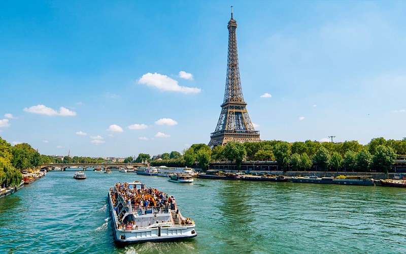 Eiffel Tower Tickets: Summit or Second Floor Access with Seine River Cruise