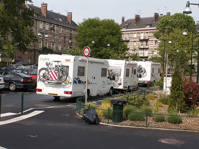 Aire de service camping-car de Lisieux