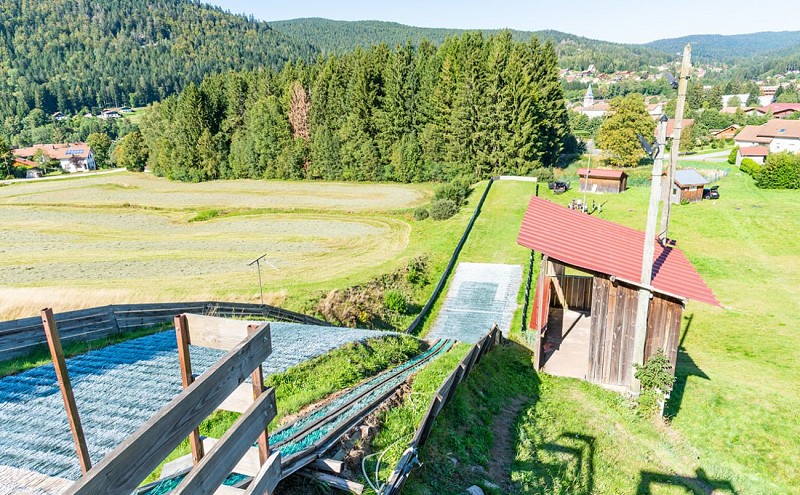 Die Skisprungschanze