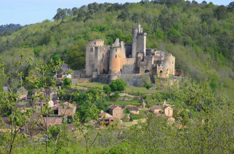 Point de vue sur le Château de Bonaguil