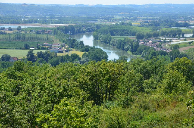 Point de vue sur la vallée de la Garonne