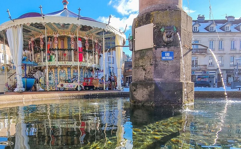 La fontaine de la place Albert Ferry