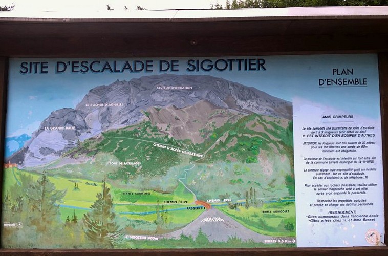 Escalade à Sigottier