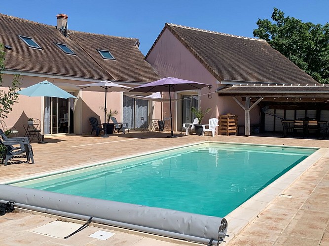 Aux Instants Partagés - Fontenay sur vegre Gite piscine 6