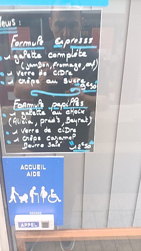 MENU - Formules du Restau'Pâtes