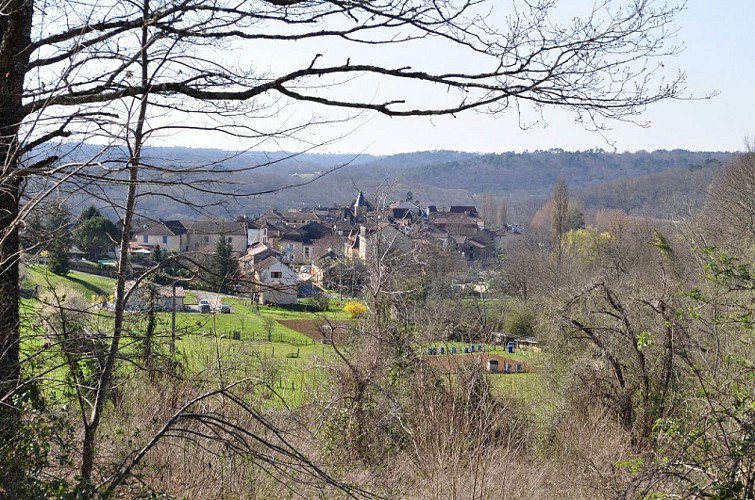 Boucle-de-la -bastide-Villefranche -du -perigord-24585 panorama sur la bastide