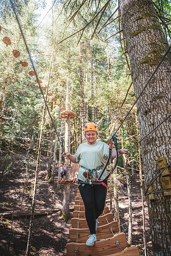 Tree climbing et zip lines of Giants