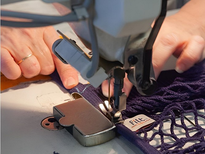 Couture d'un filet - c. Filt 1860