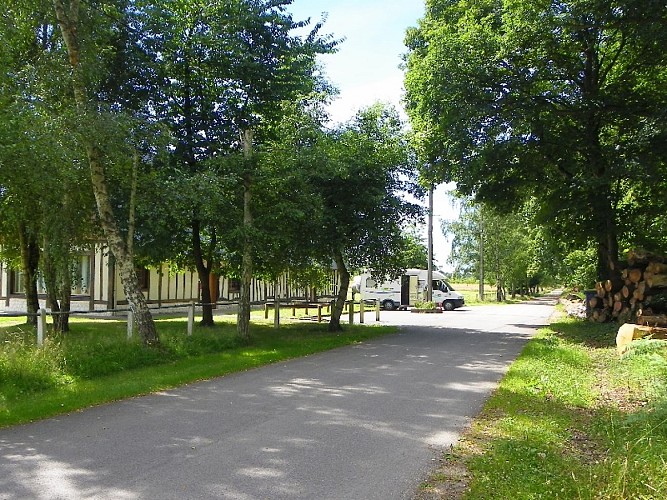 Aire pour camping-cars à Bardouville