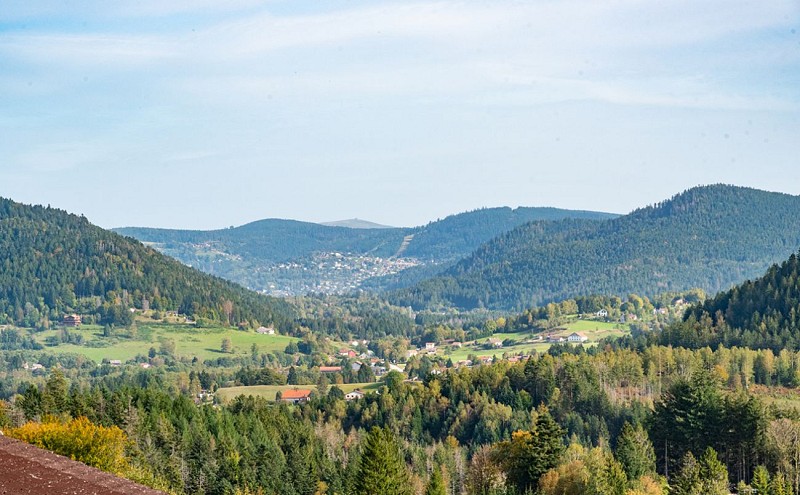 Le point de vue sur le Hohneck depuis Le Tholy
