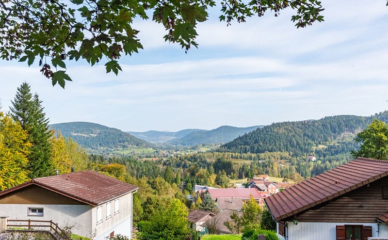Le point de vue sur le Hohneck depuis Le Tholy