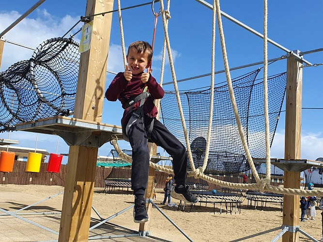 Parcours aventure autoporté au Happy Club Deauville