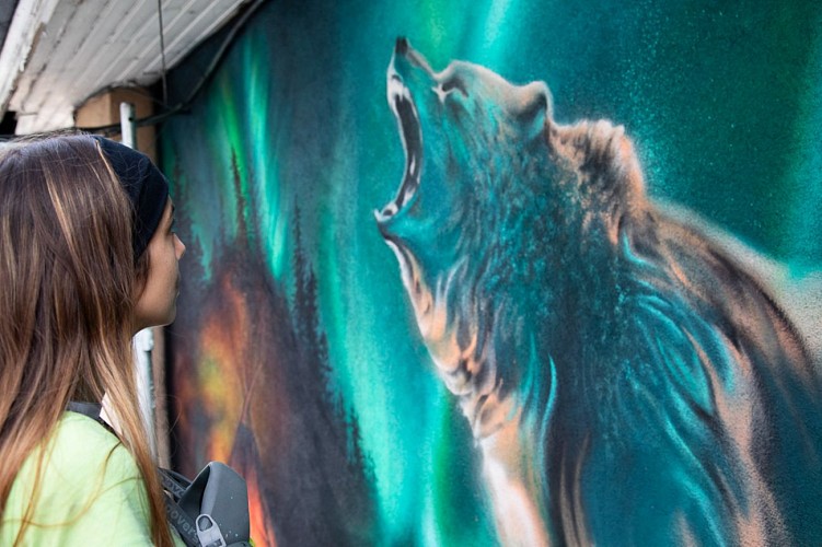 Affresco di Rebecca Terzic