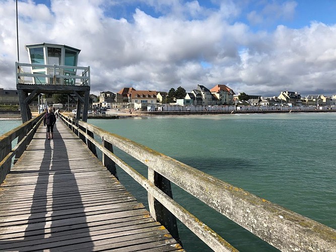 La jetée des pêcheurs de Luc-sur-Mer