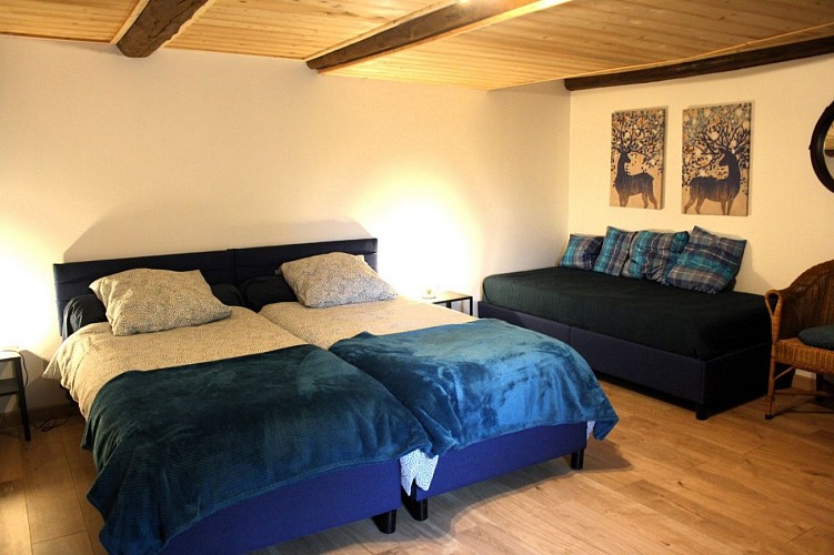 chambre bleue