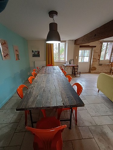 Batilly en Puisaye - Gite du logis - séjour