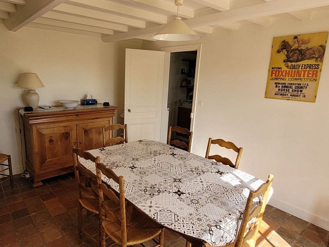 La Cour Vauclin - Hotot-en-Auge - La salle à manger