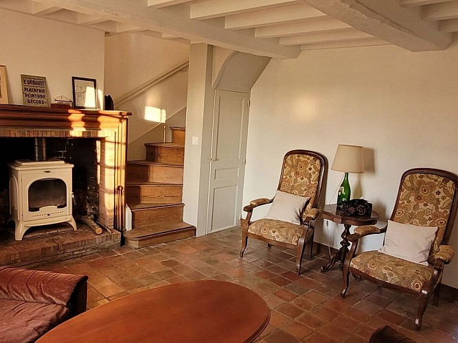 La Cour Vauclin - Hotot-en-Auge - Le petit salon