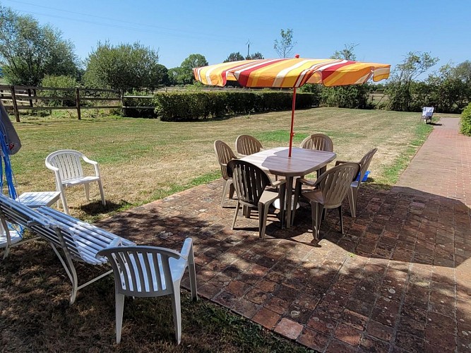 La Cour Vauclin - Hotot-en-Auge - La Terrasse