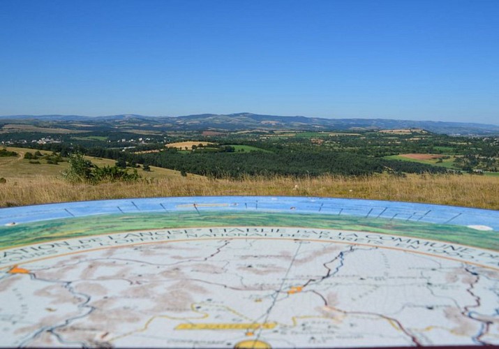 Table d'orientation de la Devèze