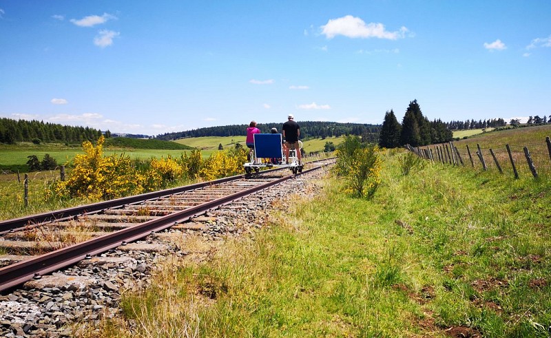 Eine Fahrradtour auf Schienen