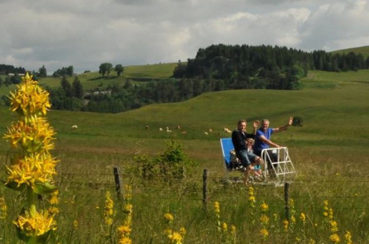 Eine Fahrradtour auf Schienen