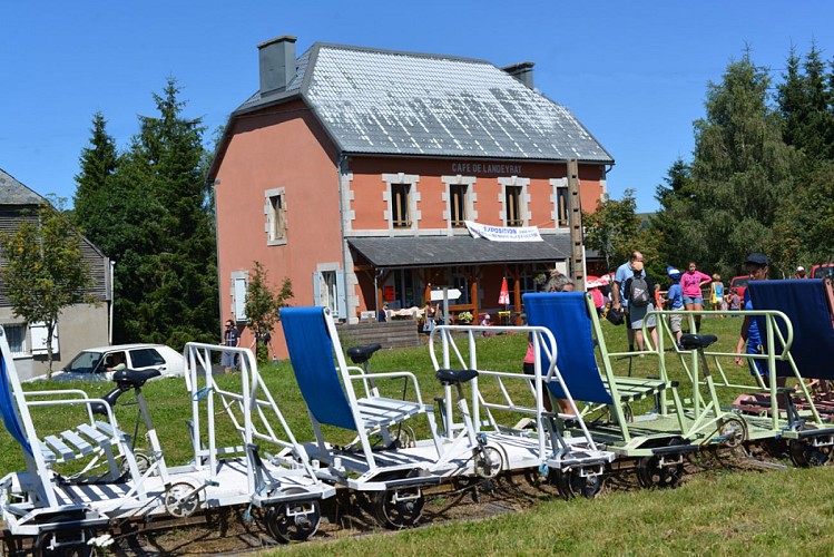 Eine Fahrradtour auf Schienen