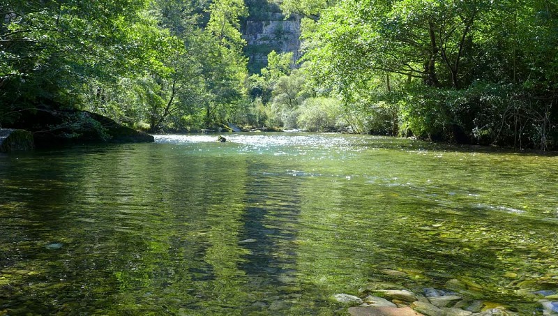 Sur la route vers les Moulins de la Foux
