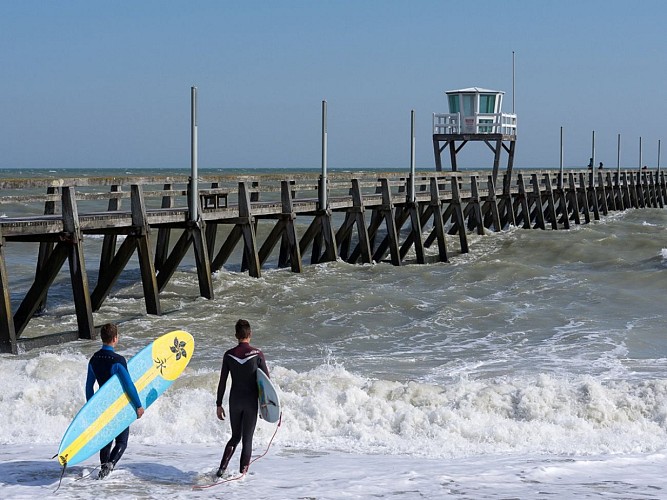 Strand van Luc sur mer