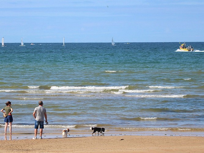 Plage centrale de Courseulles-sur-Mer