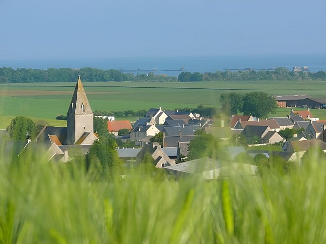 Meuvaine-paysage-Port-en-Bessin