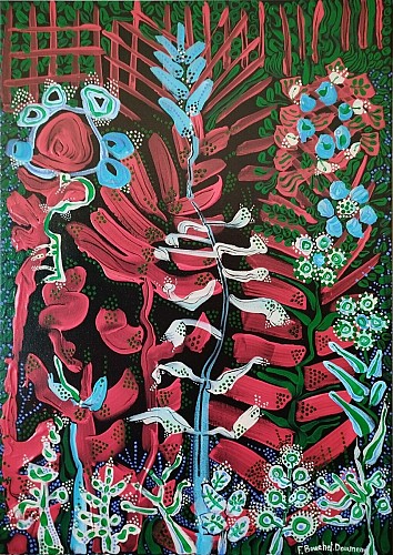 Fleurs de nuit, AT 70x50cm 2025
