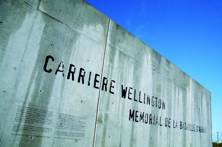 THE WELLINGTON QUARRY, MEMORIAL OF THE BATTLE OF ARRAS