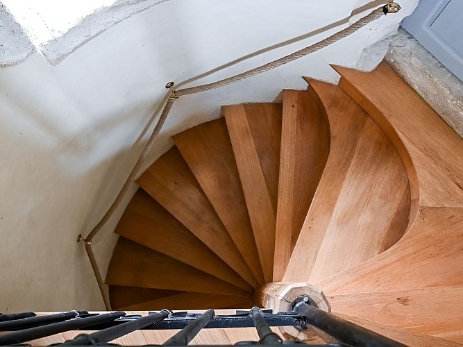 Les Tourelles - Hotot-en-Auge - Escalier