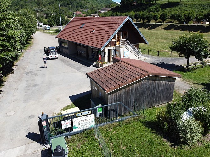 Entrée accueil camping