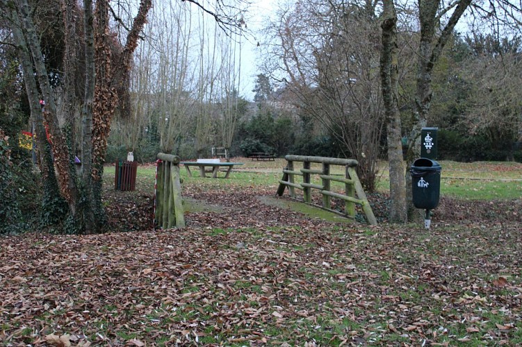 Le parc, a l'emplacement de l'ancien étang
