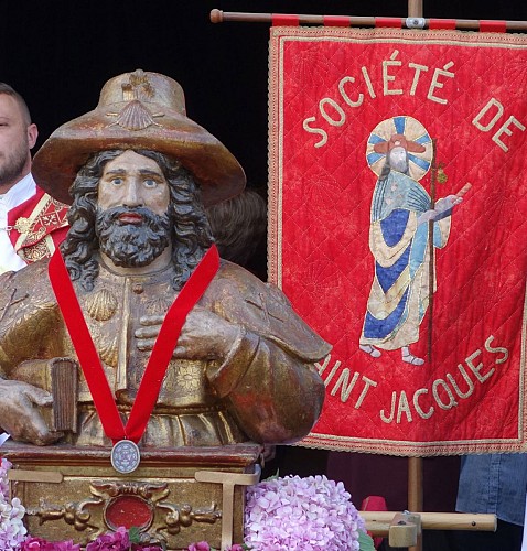 Buste reliquaire de saint Jacques