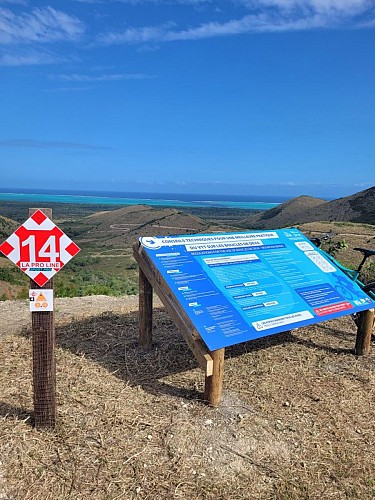 Piste VTT N°14 Descente aménagée rouge “La Pro Line”
