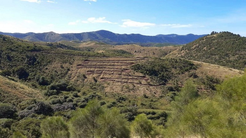 Piste VTT N°14 Descente aménagée rouge “La Pro Line”