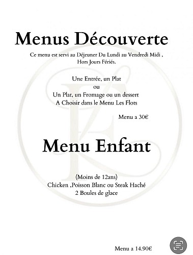 carte les flots 2026-2