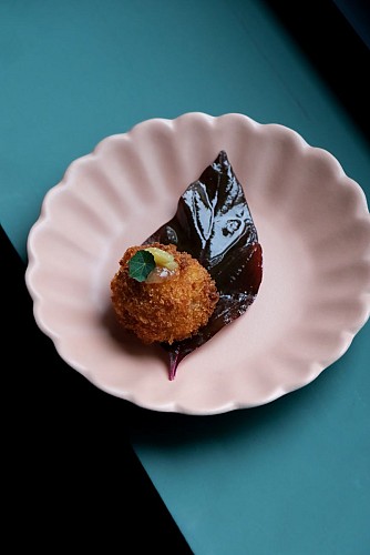 Croquetas d'escargot de Saint Wandrille