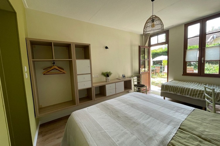 Chambres d'hôtes Au Logis du Rivage - Chambre Fôret