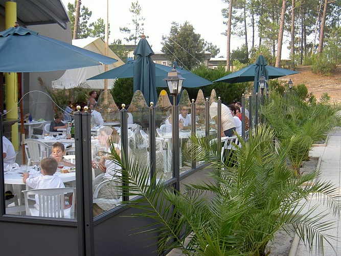 Village vacances Cévéo Les Dunes Carcans-Maubuisson terrasse