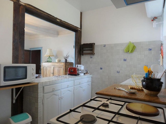 la cuisine ouverte sur le séjour