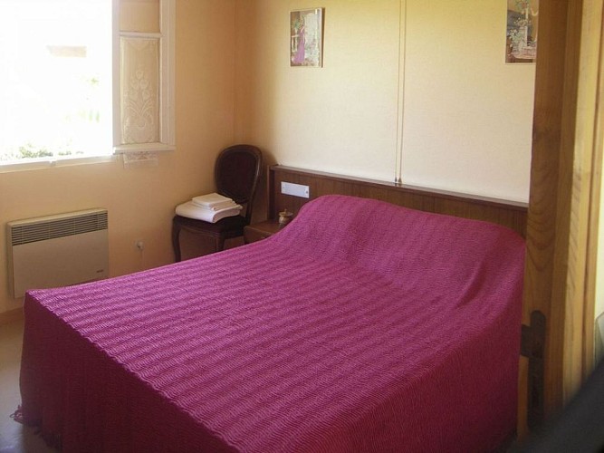 Domenger Le Cottage - chambre lit 2pers