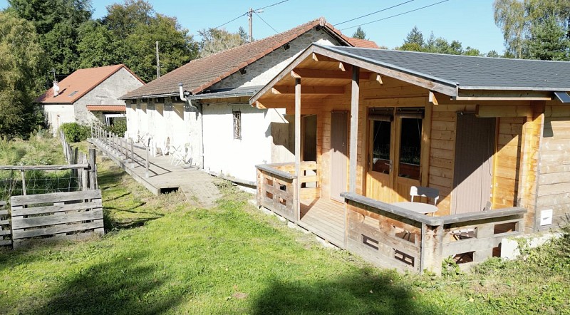 vue sur gîte et chambres