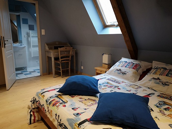 Mapellous chambre bleue