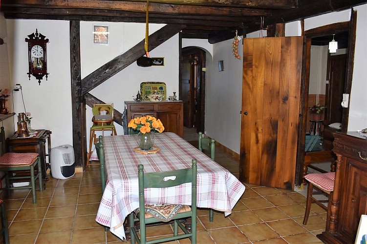 Location Etchecopar - Salle a manger autre vue - Banca