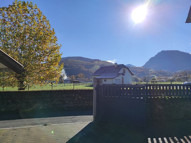 Vue sur les montagnes