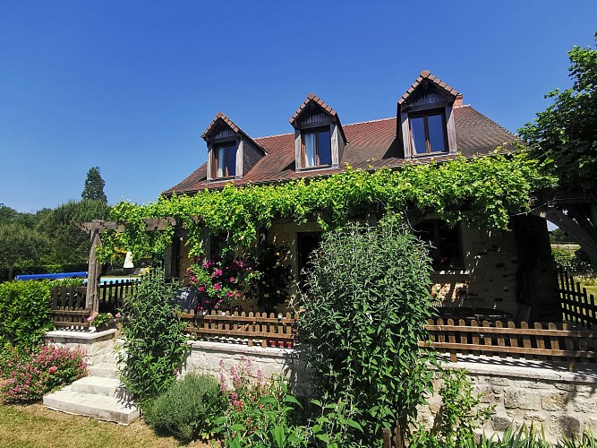 Le gîte côté jardin